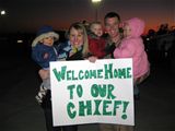 Seymour Johnson community welcomes 335th FS, 335th AMU Airmen home